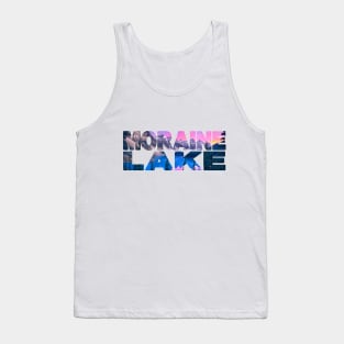 MORAINE LAKE - Rocky Mountains Canada Sunset Tank Top